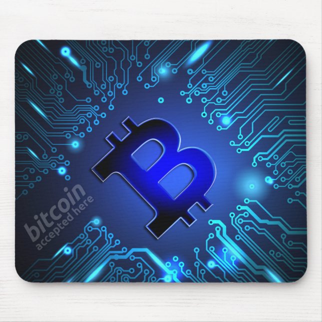 Alfombrilla De Ratón Logo de Bitcoin (Frente)