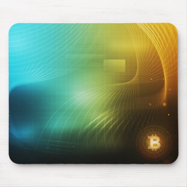 Alfombrilla De Ratón Logo de Bitcoin (Frente)