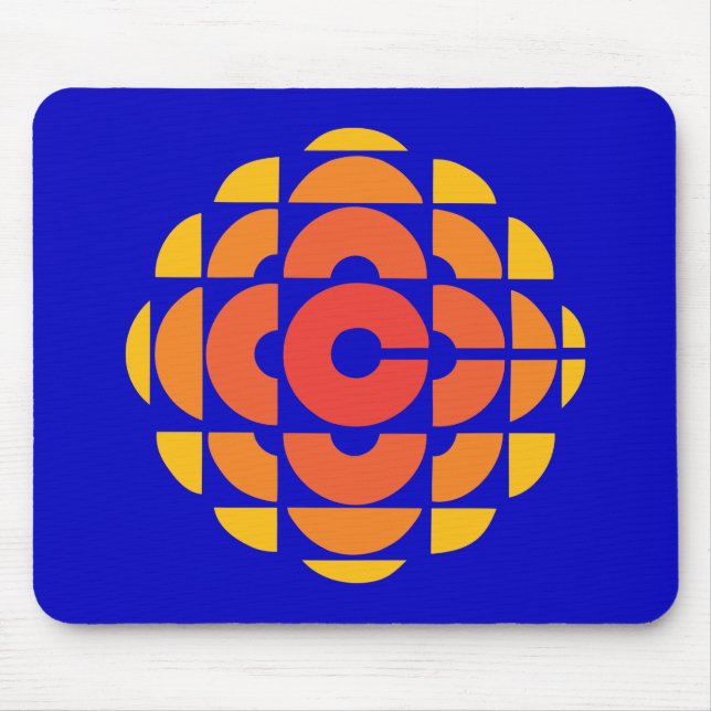 Alfombrilla De Ratón Logo de CBC 1974 (Frente)