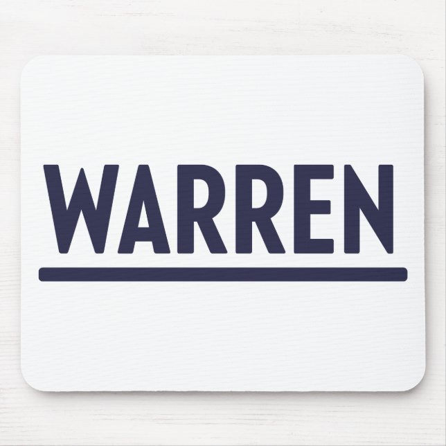Alfombrilla De Ratón Logo de la campaña presidencial Elizabeth Warren 2 (Frente)