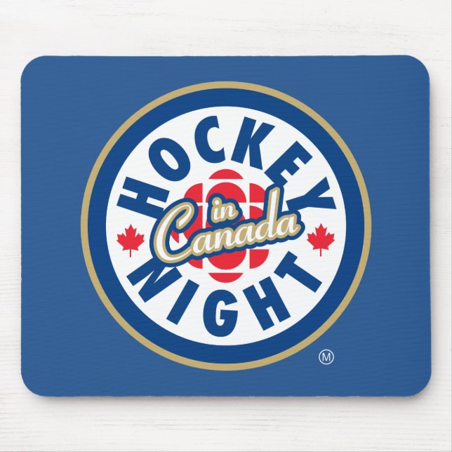 Alfombrilla De Ratón Logo de la Noche de Hockey en Canadá (Frente)