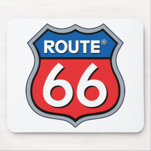 Alfombrilla De Ratón Logo de la ruta 66