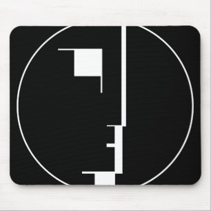 Alfombrilla De Ratón Logo de Oskar Schlemmer Bauhaus