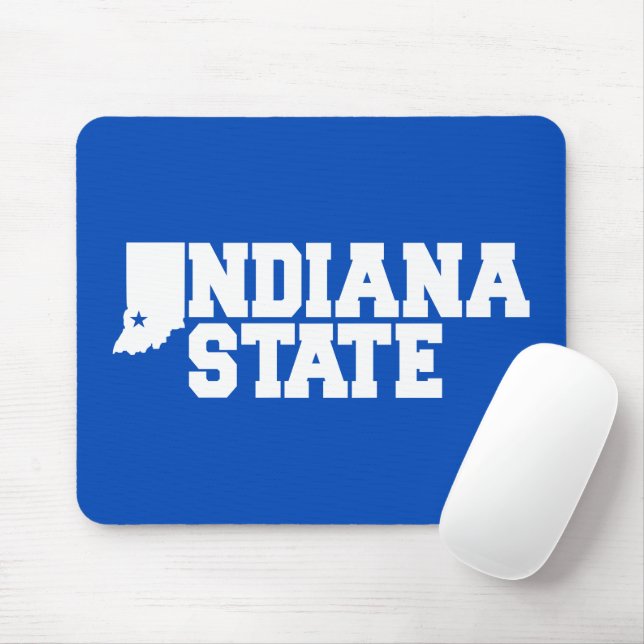 Alfombrilla De Ratón Logo del estado de Indiana (Con ratón)
