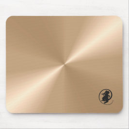 Alfombrilla De Ratón Logo del ratón en Nacre Metallic Mousepad