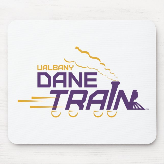 Alfombrilla De Ratón Logo del Tren de Dane de la UAlbany (Frente)