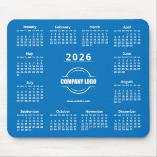 Alfombrilla De Ratón Logo empresarial promocional Azul 2026