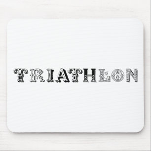 Alfombrilla De Ratón Logo genial de Triatlón para todos los amantes del