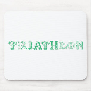 Alfombrilla De Ratón Logo genial de Triatlón para todos los amantes del
