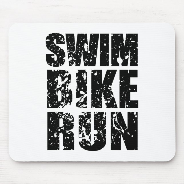 Alfombrilla De Ratón Logo genial de Triatlón para todos los amantes del (Frente)
