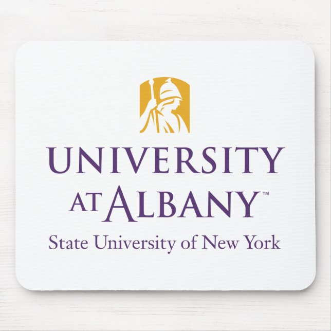 Alfombrilla De Ratón Logo icónico de la Universidad de Albany (Frente)