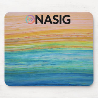 Alfombrilla De Ratón Logo negro de la almohadilla del ratón