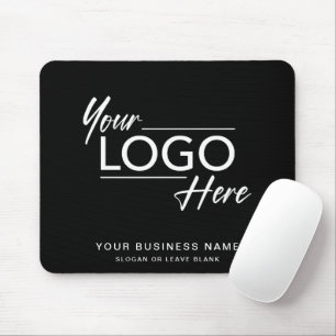 Alfombrilla De Ratón Logotipo comercial moderno negro