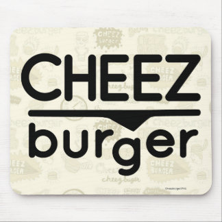 Alfombrilla De Ratón Logotipo de Cheezburger (negro)