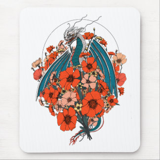 Alfombrilla De Ratón Logotipo de Dragón Asiático