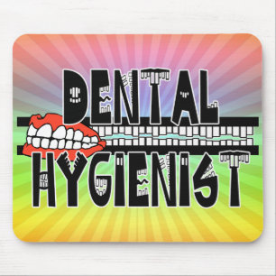ALFOMBRILLA DE RATÓN LOGOTIPO DE HIGIENISTA DENTAL