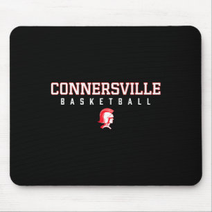 Alfombrilla De Ratón Logotipo de los Connersville Spartans Sketll Hs