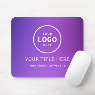 Alfombrilla De Ratón Logotipo de negocios Minimalista moderno