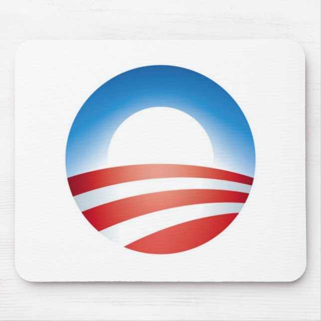 Alfombrilla De Ratón Logotipo de Obama (Frente)
