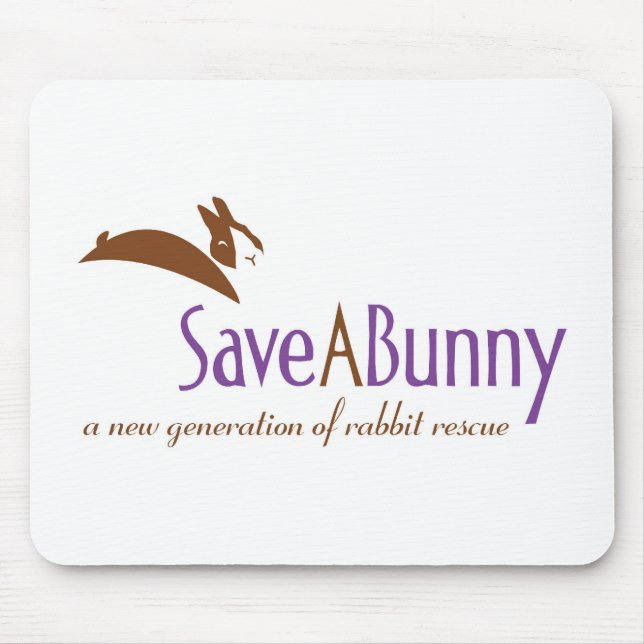 Alfombrilla De Ratón Logotipo de SaveABunny (Frente)