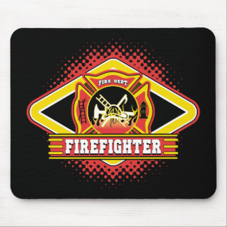 Alfombrilla De Ratón Logotipo del bombero
