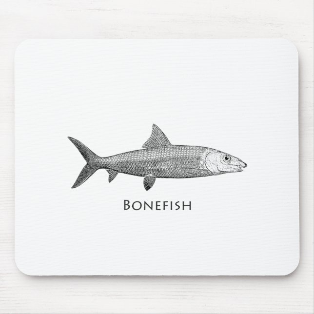 Alfombrilla De Ratón Logotipo del Bonefish (Frente)
