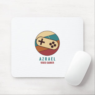Alfombrilla De Ratón Logotipo del controlador de juegos, videojugador