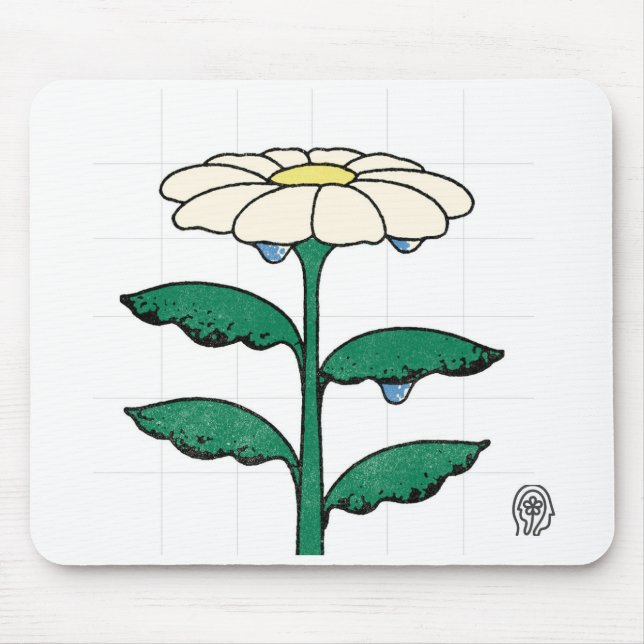 Alfombrilla De Ratón Logotipo Happier Living (Frente)