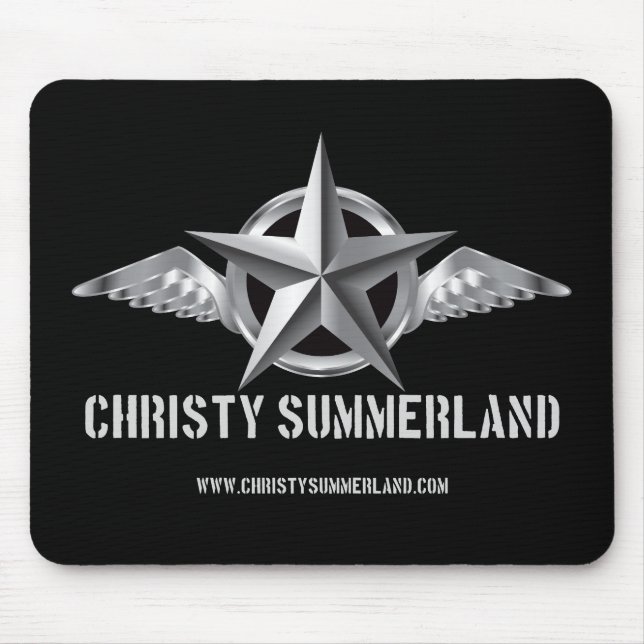 Alfombrilla De Ratón Logotipo Mousepad de Christy Summerland (Frente)