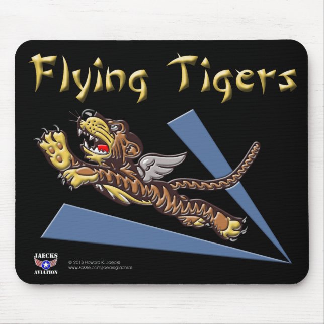 Alfombrilla De Ratón Logotipo Mousepad de Flying Tigers (Frente)
