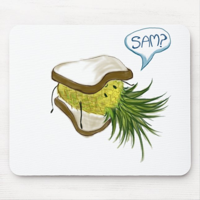 Alfombrilla De Ratón Logotipo Mousepad de la piña (Frente)