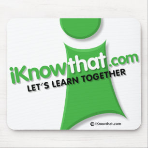 Alfombrilla De Ratón logotipo Mousepad del iKnowthat