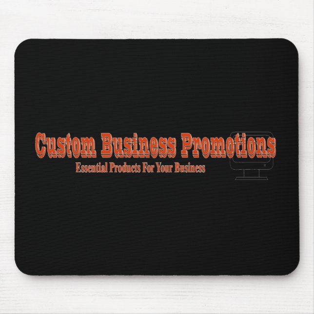 Alfombrilla De Ratón Logotipo Mousepad del negocio (Frente)