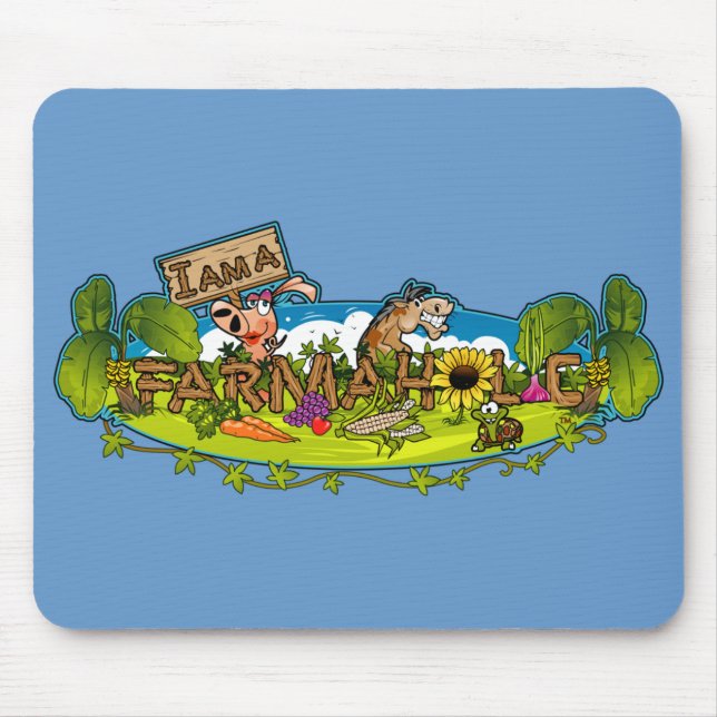 Alfombrilla De Ratón Logotipo Mousepads de Farmaholic (Frente)