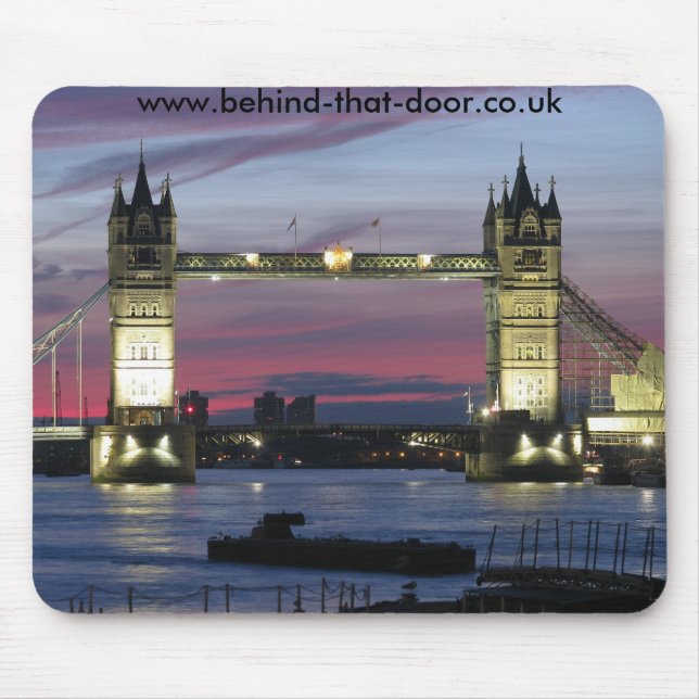 Alfombrilla De Ratón Londres en la noche - Mousepad (Frente)