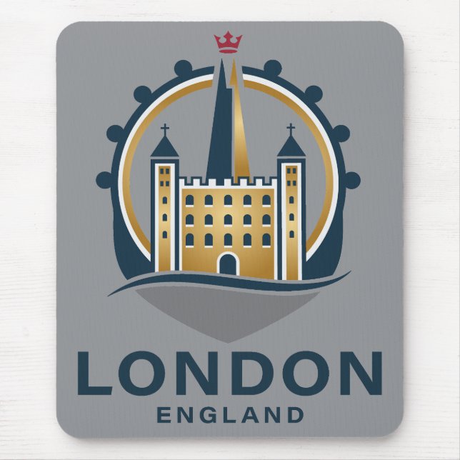 Alfombrilla De Ratón Londres Inglaterra Gran Bretaña (Frente)