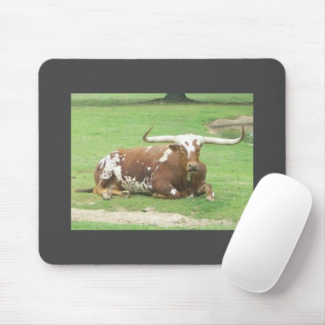 Alfombrilla De Ratón Longhorn Mousepad (Con ratón)