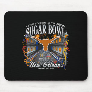 Alfombrilla De Ratón Longhorns Sugar Bowl 2024 Cfp Semi Football Nola