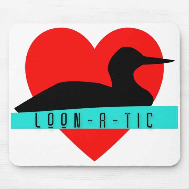 Alfombrilla De Ratón Loon "loon-a-tic" love product (Frente)