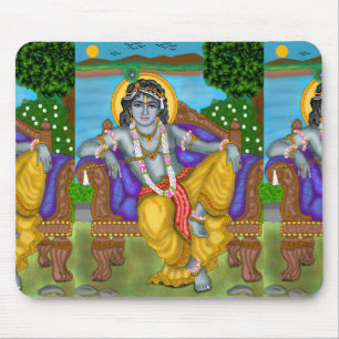 Alfombrilla de ratón Lord Krishna