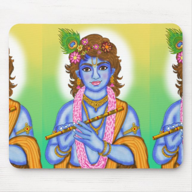 Alfombrilla De Ratón Lord Krishna Mouse Pad (Frente)