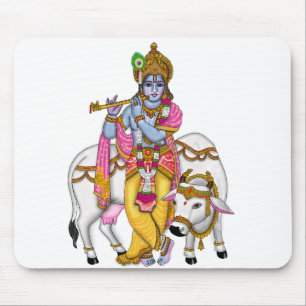 Alfombrilla De Ratón Lord Krishna Mousepad