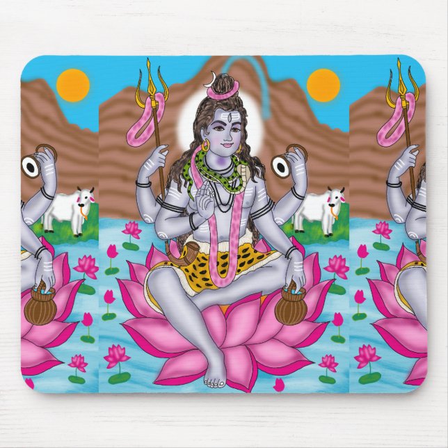 Alfombrilla De Ratón Lord Shiva Mouse Pad (Frente)