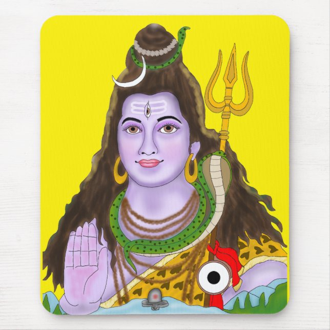 Alfombrilla De Ratón Lord Shiva Mouse Pad (Frente)