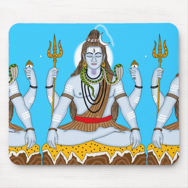 Alfombrilla De Ratón Lord Shiva Mouse Pad (Frente)