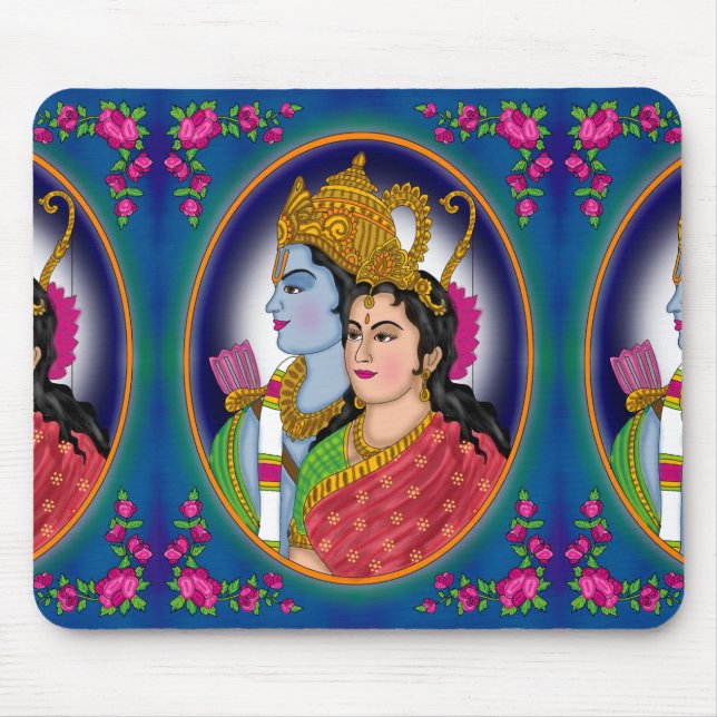 Alfombrilla De Ratón Lord SitaRam Mouse Pad (Frente)