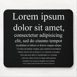 Alfombrilla De Ratón Lorem Ipsum