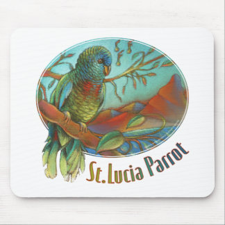 Alfombrilla De Ratón Loro de St Lucia