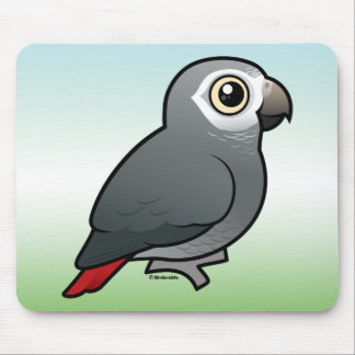 Alfombrilla De Ratón Loro del gris africano de Timneh