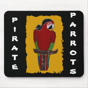 Alfombrilla De Ratón Loro Pirata